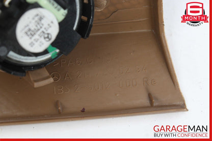 03-09 Mercedes W211 E350 E55 AMG Front Right Side Tweeter Speaker Cover Brown