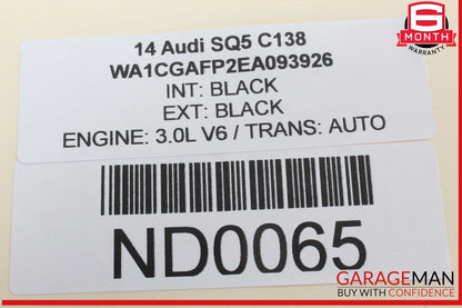 14-17 Audi SQ5 Front Left Driver Side Master Window Switch Button 8K0959851F OEM