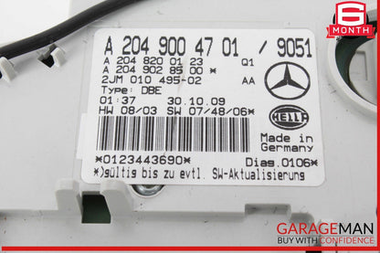 08-14 Mercedes W204 C300 C250 C63 AMG Overhead Dome Light Lamp 2049004701 OEM