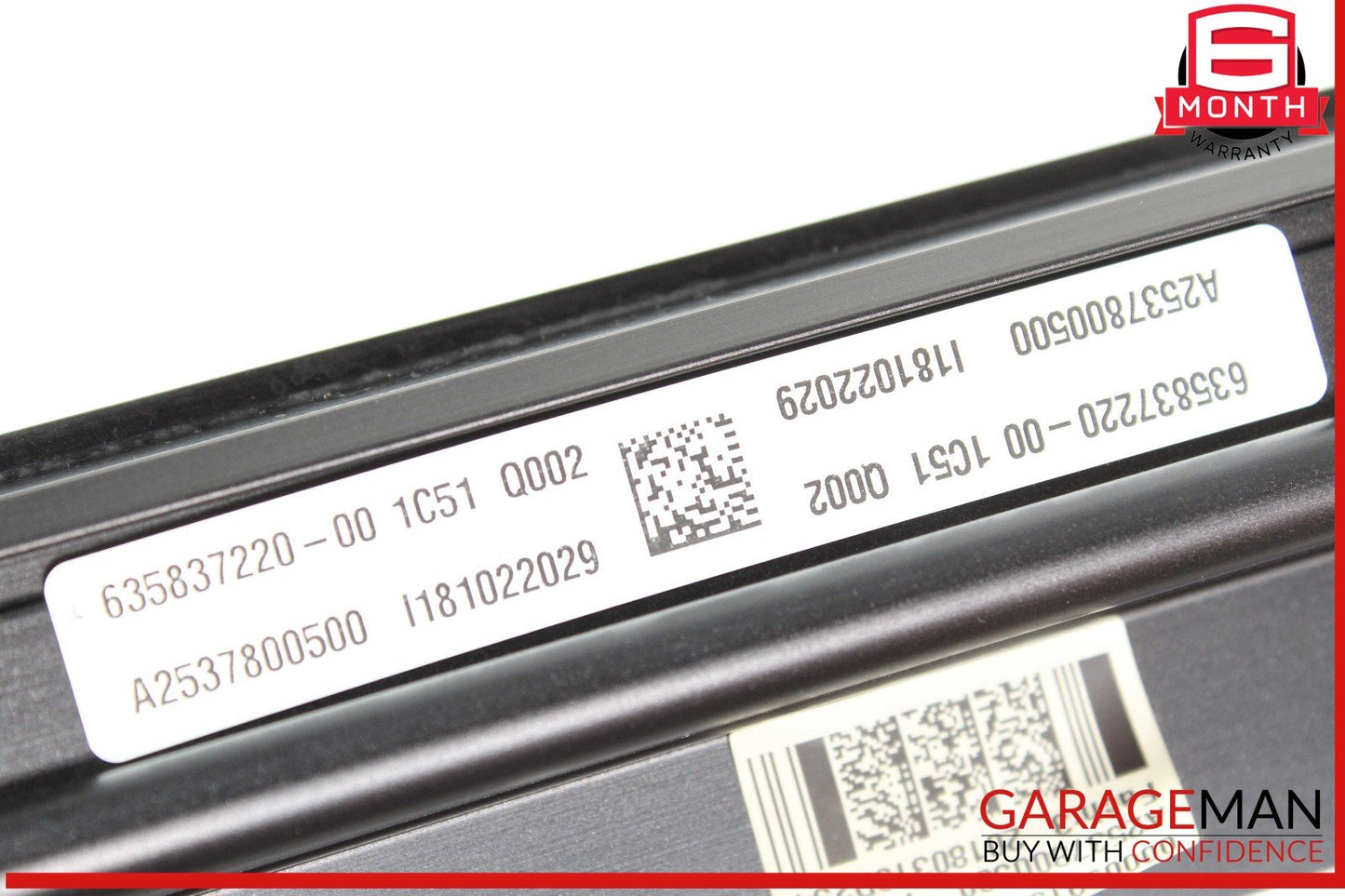 16-22 Mercedes X253 GLC350e Rear Panoramic Sunroof Roller Blind Rail Frame OEM