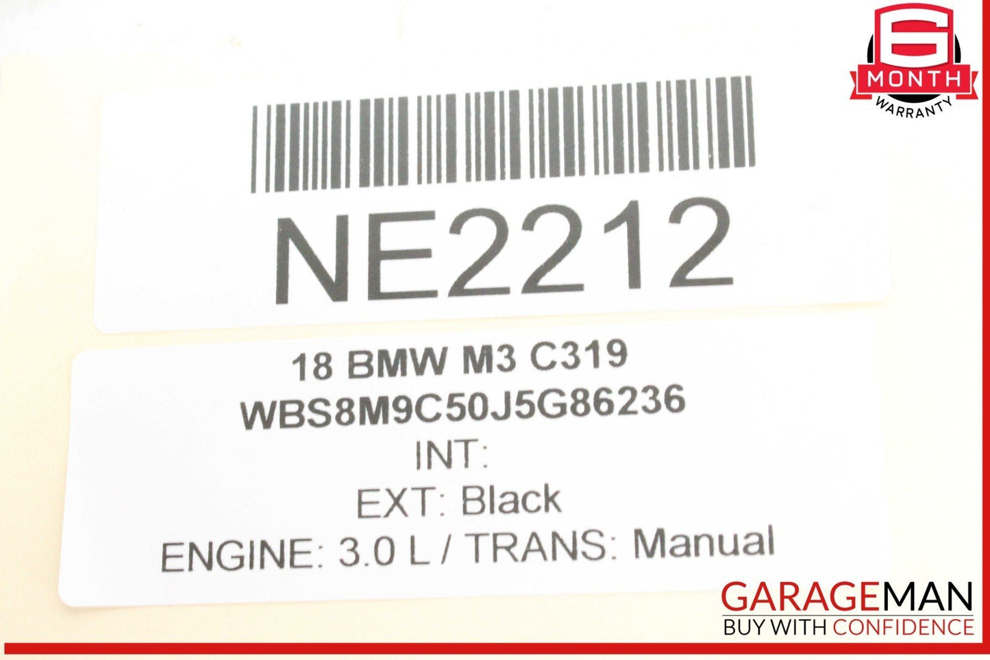14-18 BMW M3 X5 Engine Throttle Body Assembly 7597871 OEM