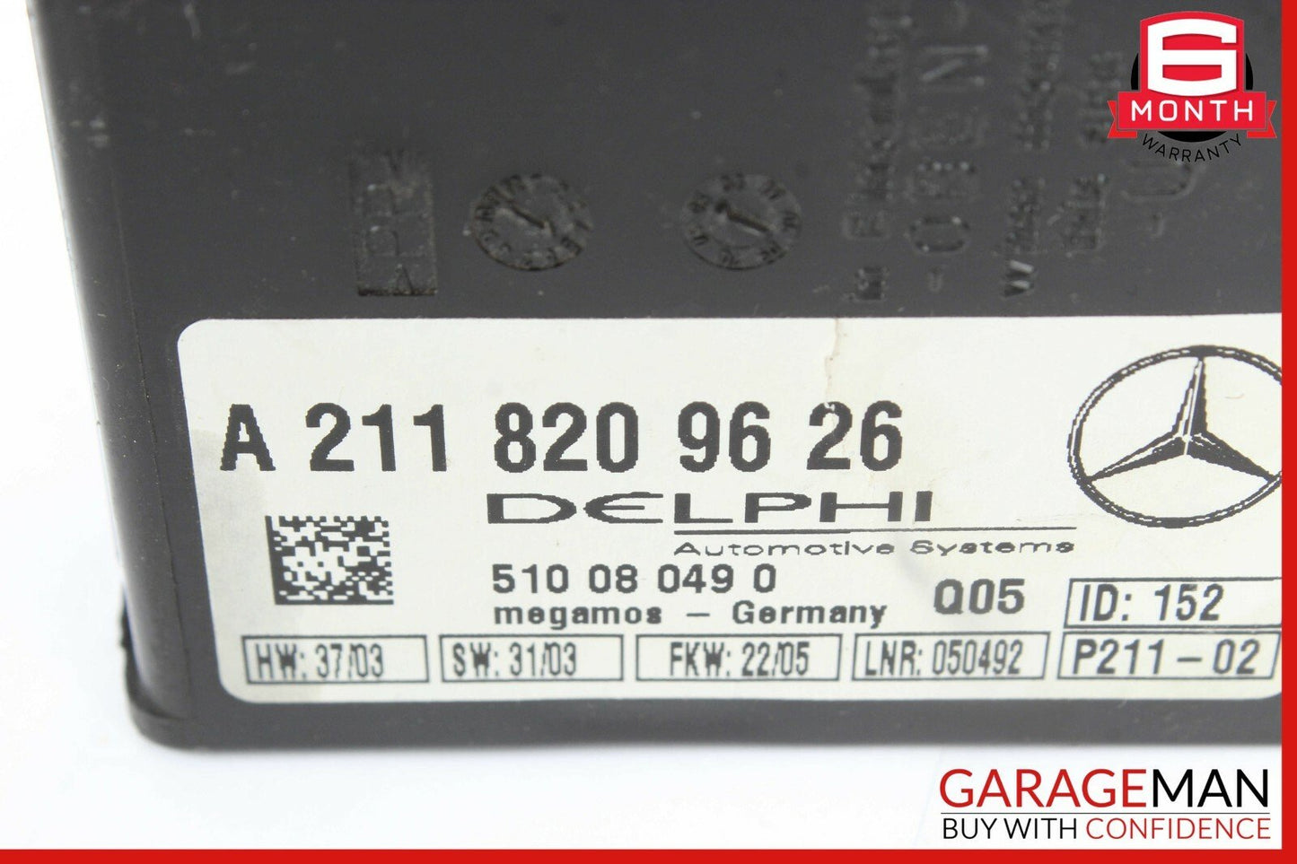 03-06 Mercedes W219 CLS500 E500 Anti Theft Security Alarm Control Module OEM
