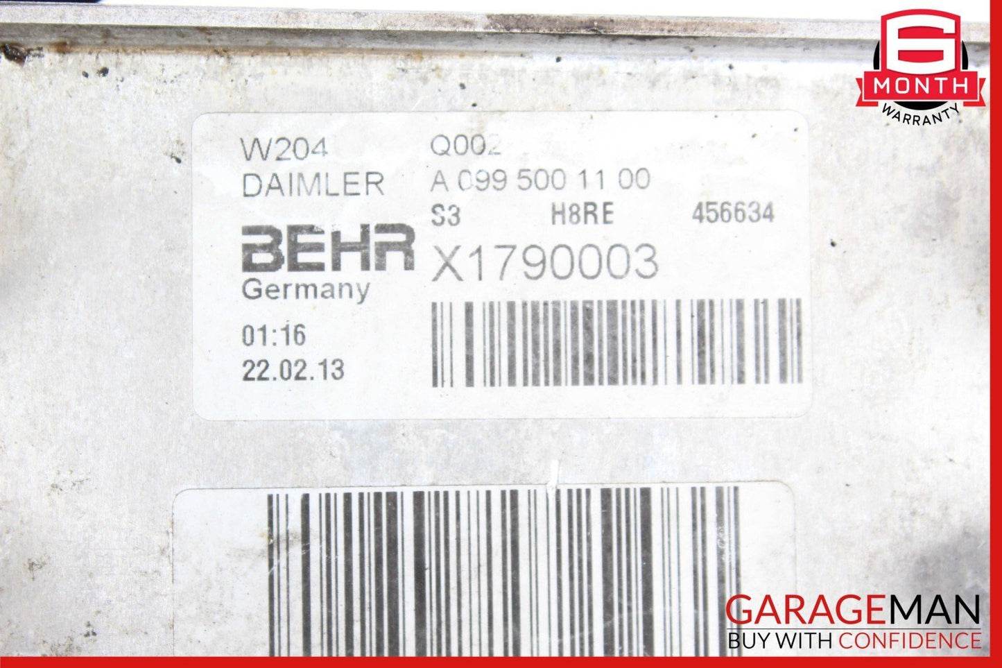 12-16 Mercedes W204 C250 SLK250 SLK350 Tranny Transmission Oil Cooler OEM