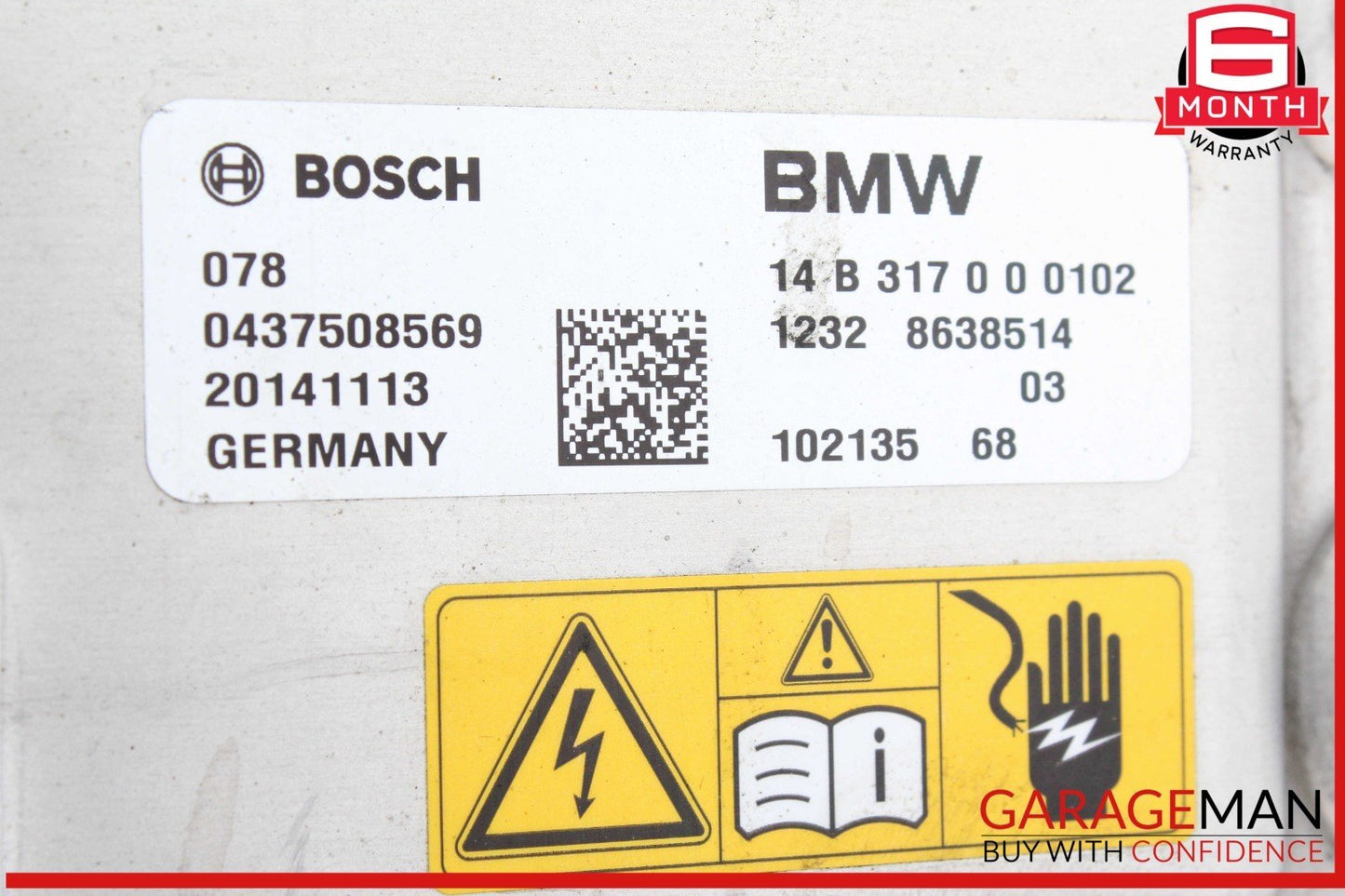 14-15 BMW i3 REME Base Control Unit Energy Management Module 8638514 OEM