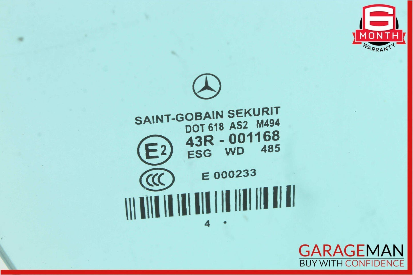06-11 Mercedes W219 CLS500 CLS550 Front Right Passenger Door Window Auto Glass