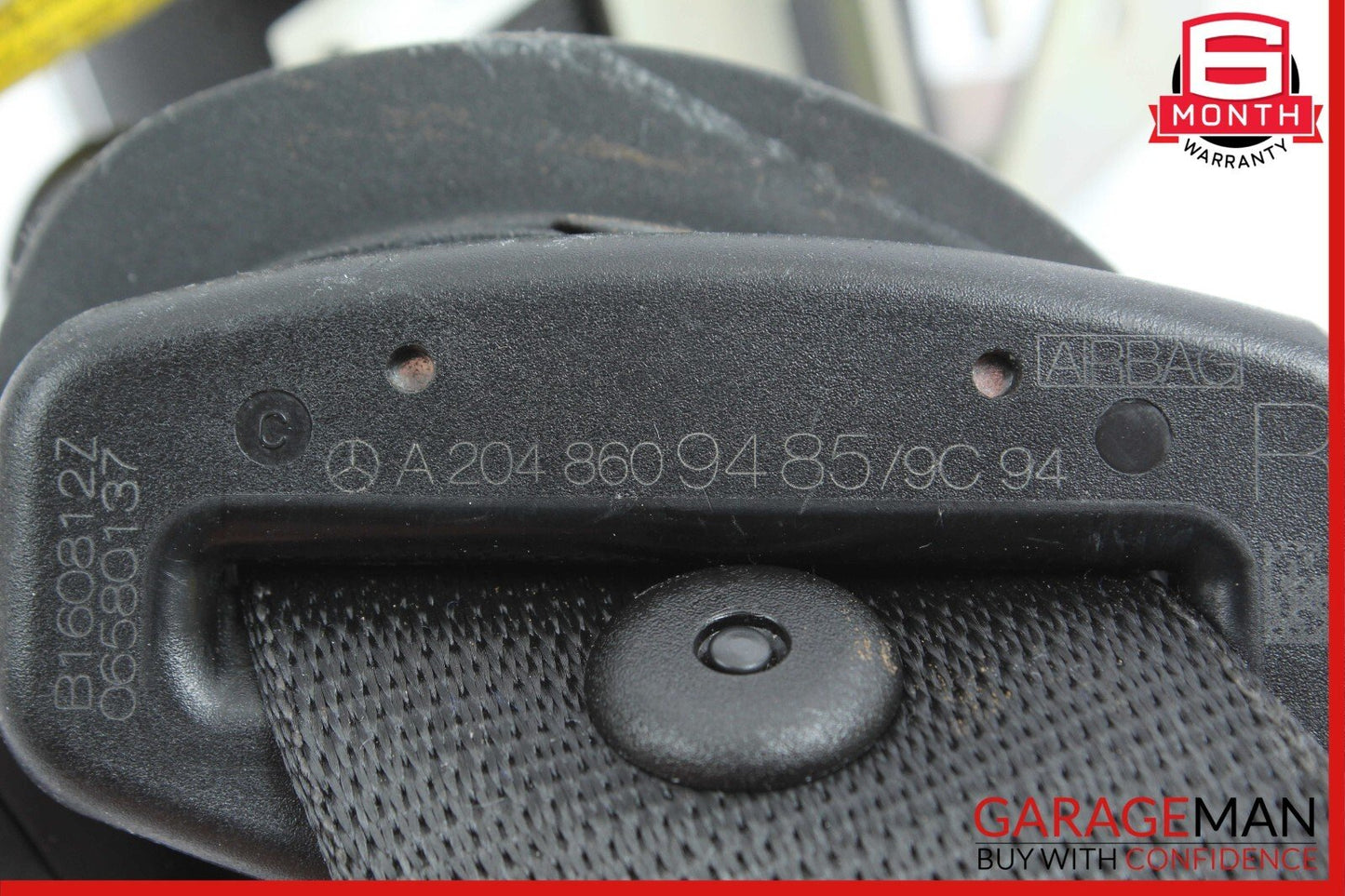 08-15 Mercedes W204 C250 C63 AMG Front Right Side Seatbelt Seat Belt Retractor