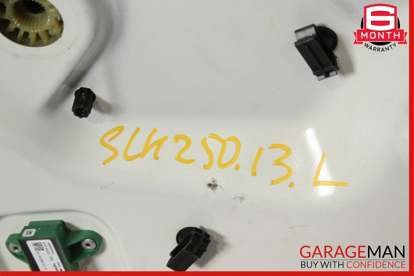 12-20 Mercedes R172 SLK250 Front Left Side Exterior Door Shell Calcite White