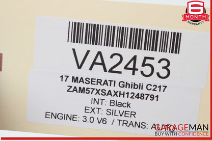14-20 Maserati Ghibli Levante Passive Entry RF Hub Control Module ECU OEM