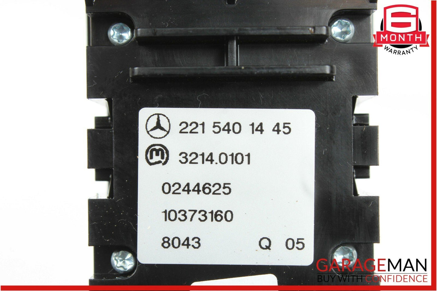 07-13 Mercedes S550 CL600 Electronic Parking Control Button Switch Module