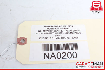 01-07 Mercedes W203 C230 C320 Front Right Side Door Control Module Unit OEM