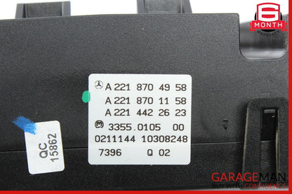 07-14 Mercedes W221 S550 CL550 S400 A/C AC Heater Climate Control Switch OEM
