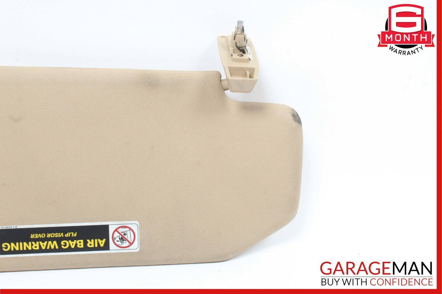 09-13 Mercedes W251 R320 R500 Front left Side Sun Visor Sun Shade Brown OEM