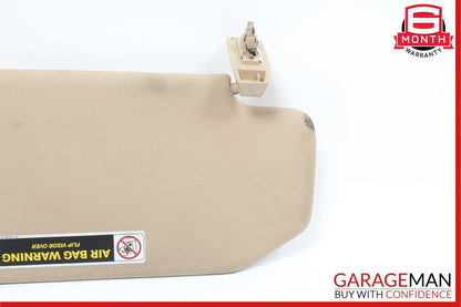 09-13 Mercedes W251 R320 R500 Front left Side Sun Visor Sun Shade Brown OEM