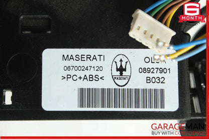 14-17 Maserati Ghibli Top Overhead Dome Light Lamp Switch Control Module Unit