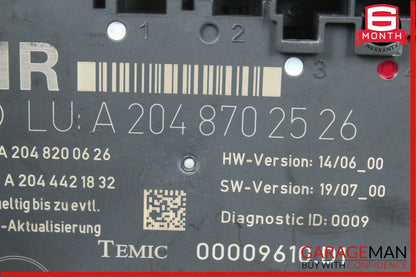 08-14 Mercedes W204 C300 Rear Right Passenger Side Door Controller Module OEM