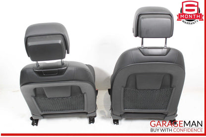 17-19 Audi A4 Front Complete Seat Cushion Cover Assy Set of 2 Pc OEM