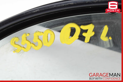 07-09 Mercedes W221 S550 S600 Front Left Side Mirror Door Rear View Black