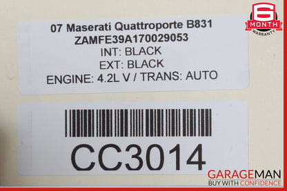 03-08 Maserati Quattroporte M139 Front Left Lower Bottom Seat Cushion OEM