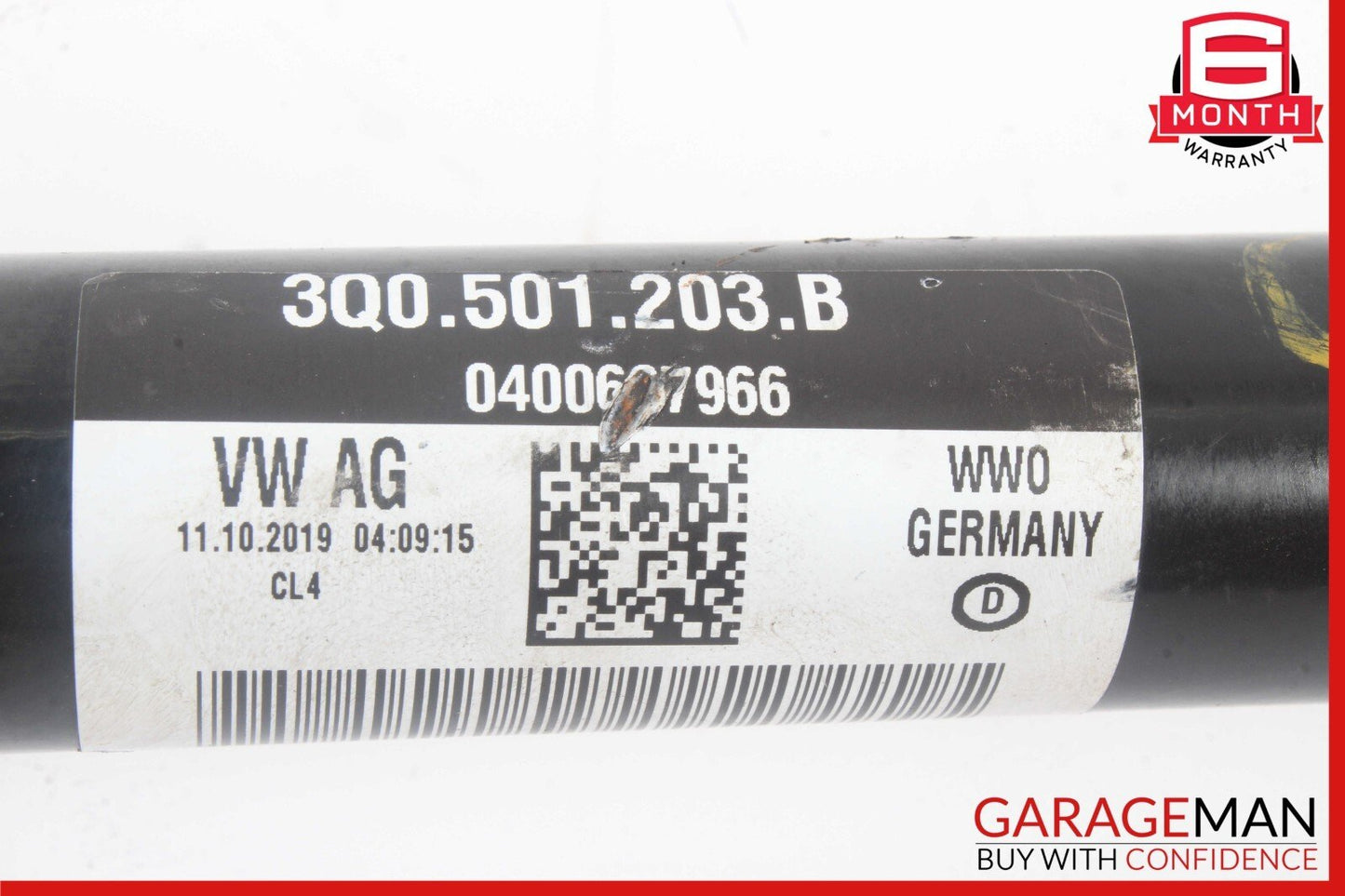 18-23 Audi Q3 Rear Left Side Axle Shaft Halfshaft 3Q0501203B OEM