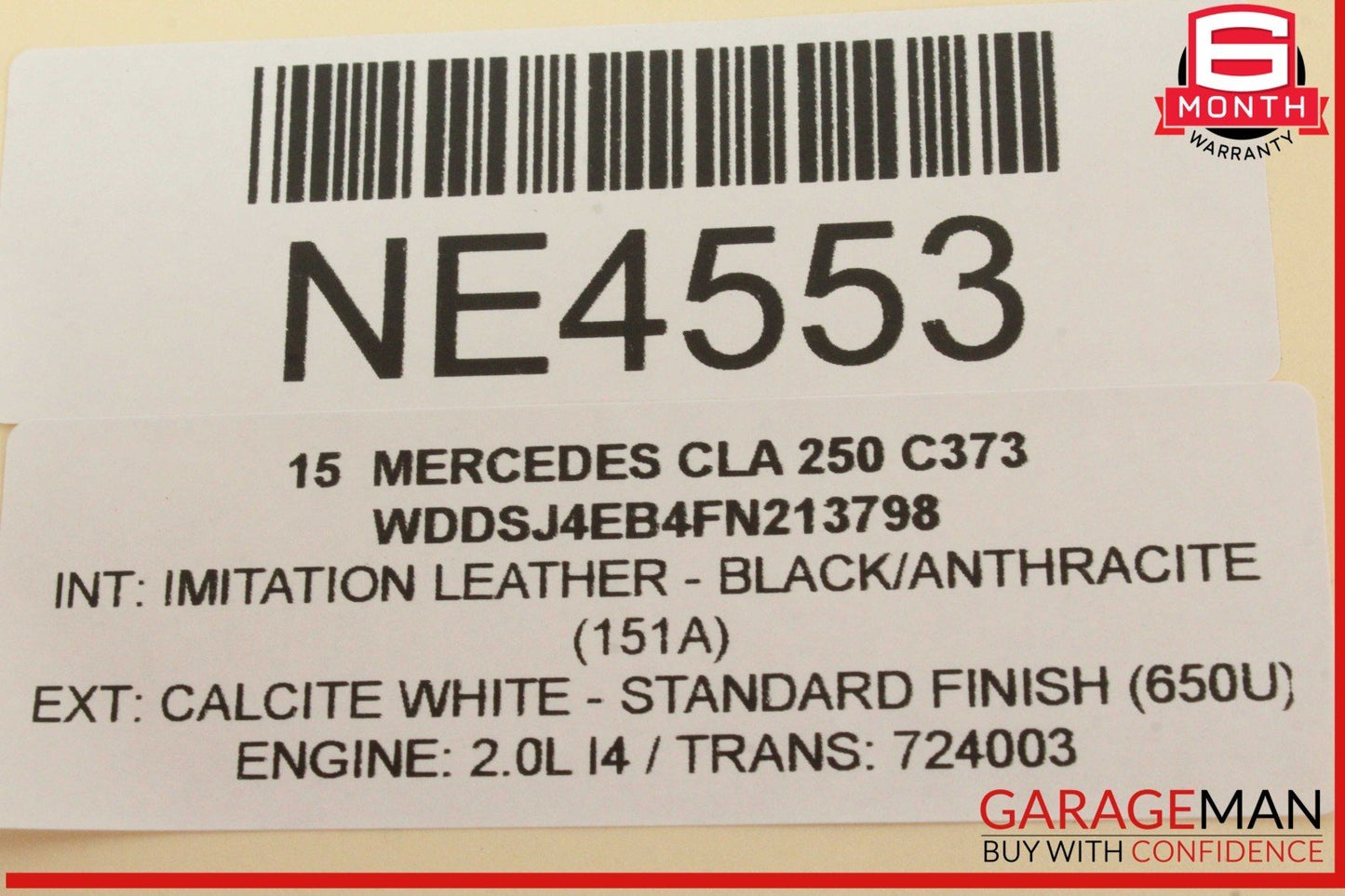12-20 Mercedes W117 CLA250 SLK350 Hand Parking Brake Control Module Unit OEM