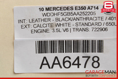 08-18 Mercedes W212 E350 C300 E400 Front Right Side Door Control Module OEM