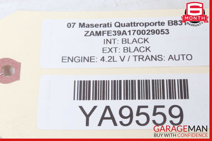 03-08 Maserati Quattroporte M139 Rear Right Seatbelt Seat Belt Retractor OEM