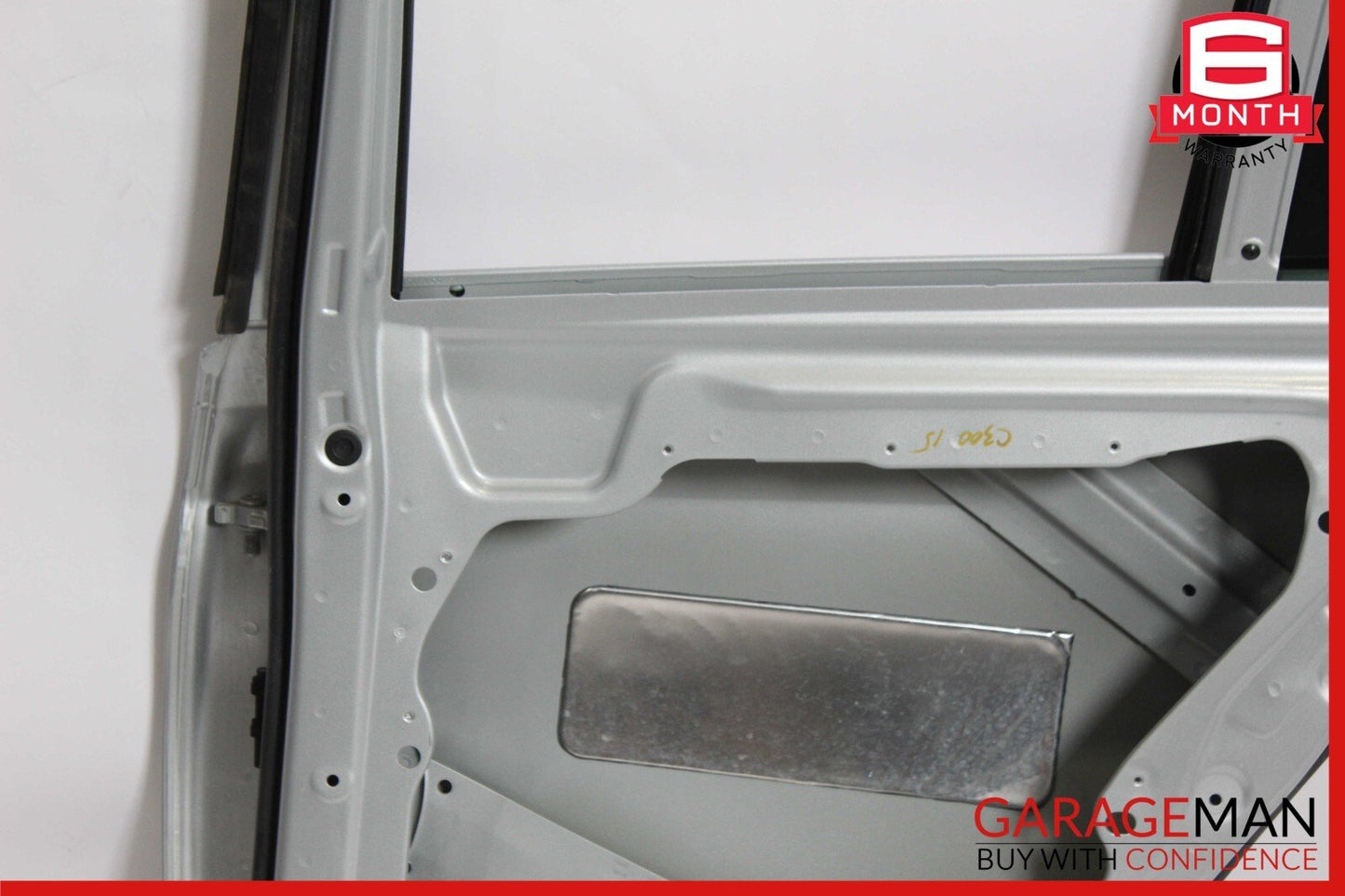 15-20 Mercedes W205 C300 Sedan Rear Right Side Exterior Door Shell Silver OEM