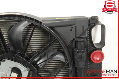 06-09 Mercedes W219 CLS500 Engine Cooling Radiator AC A/C Condenser Fan Assy