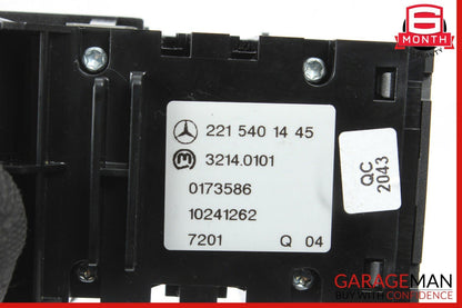00-06 Mercedes W221 S63 AMG Electronic Parking Button Switch Controller