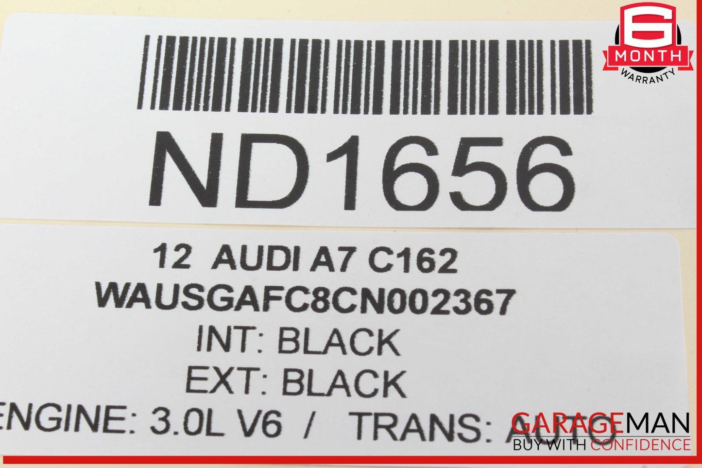 12-18 Audi A7 Quattro Ignition Smart Keyless Entry Key Remote 4H0959754 OEM
