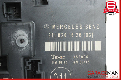 03-06 Mercedes W211 E350 E500 Rear Right Passenger Side Door Control Module OEM
