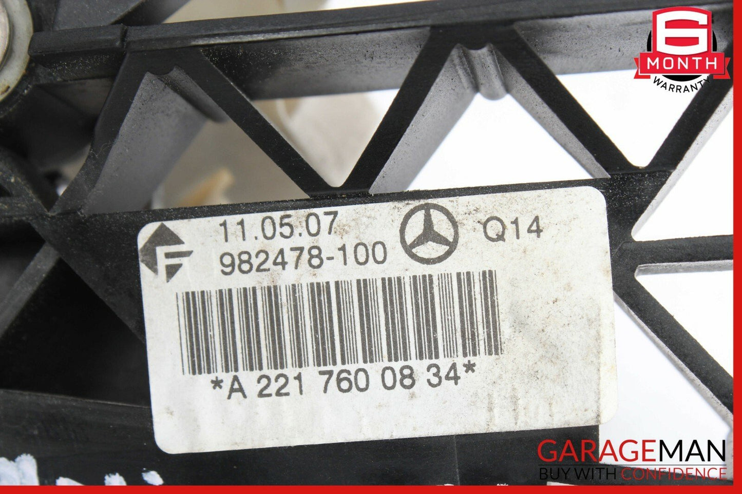 07-13 Mercedes W221 S550 Rear Right Exterior Door Handle Keyless Go Black OEM
