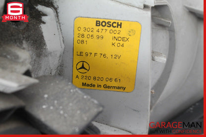 00-02 Mercedes W220 S430 Front Right Passenger Side Headlight Lamp Halogen OEM