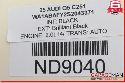 18-25 Audi Q5 Front Left Driver Side Door Lock Latch Actuator 8X1837015A OEM