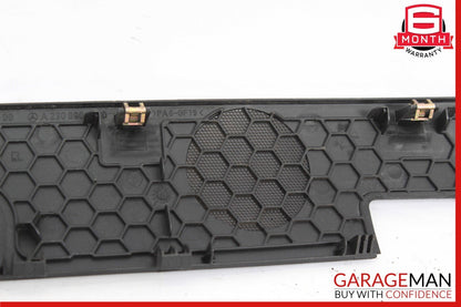 03-12 Mercedes R230 SL500 SL550 Rear Deck Speaker Cover Trim Panel Black OEM