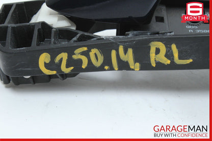 12-14 Mercedes W204 C250 C300 Rear Left Side Exterior Door Handle Blue OEM