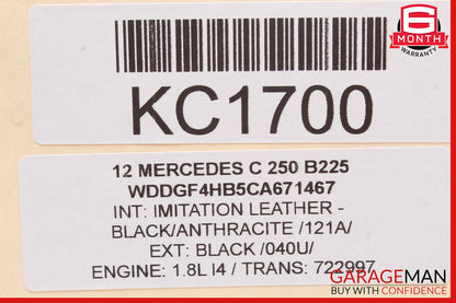 08-18 Mercedes W204 C250 C300 CLS550 Rear Left Side Door Control Module OEM