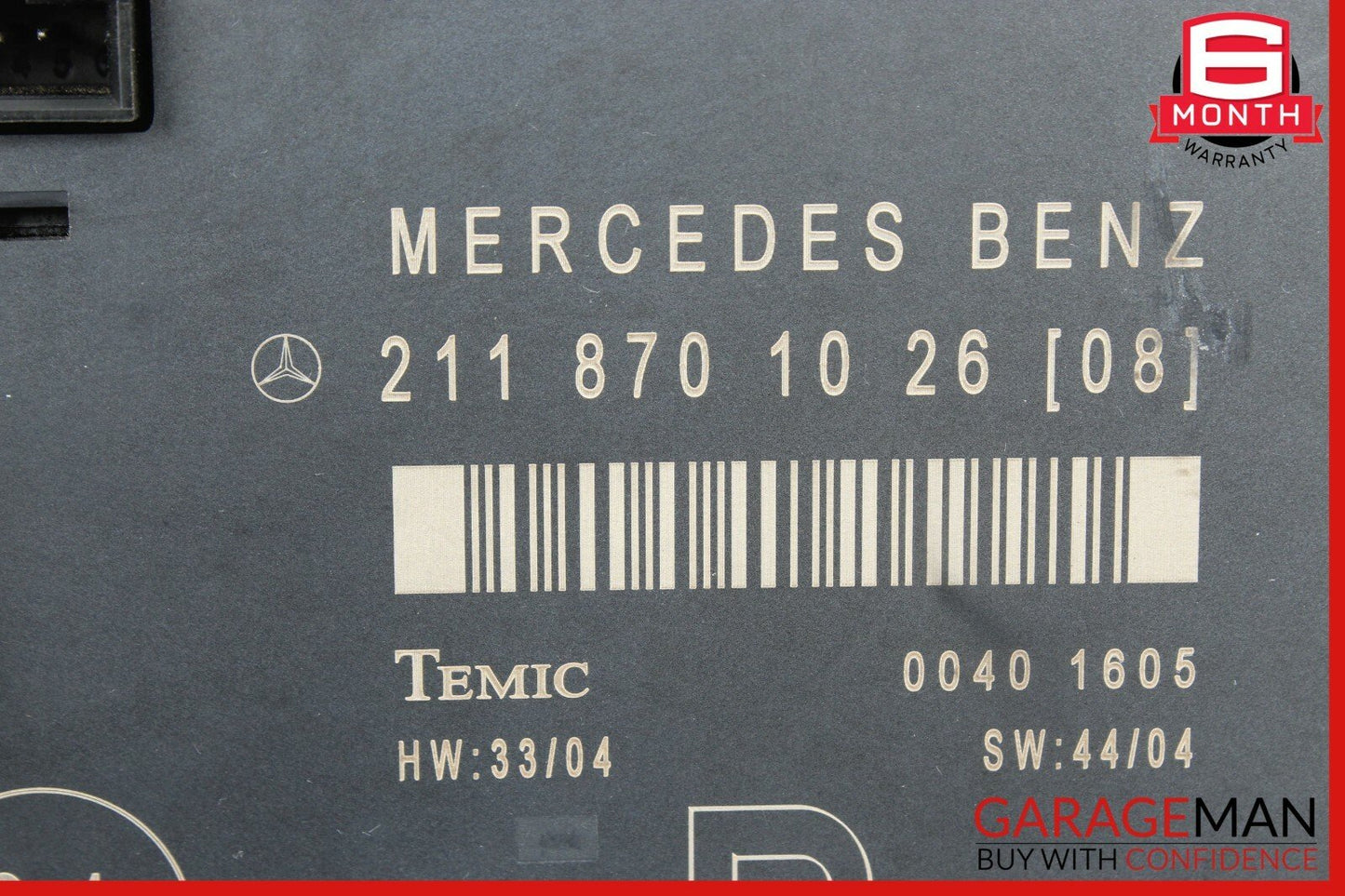 03-09 Mercedes W211 E350 E550 Front Right Passenger Door Controller Module Unit