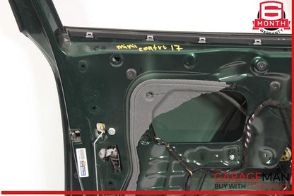 17-24 Mini Cooper Countryman Front Left Driver Side Door Shell Panel Green OEM