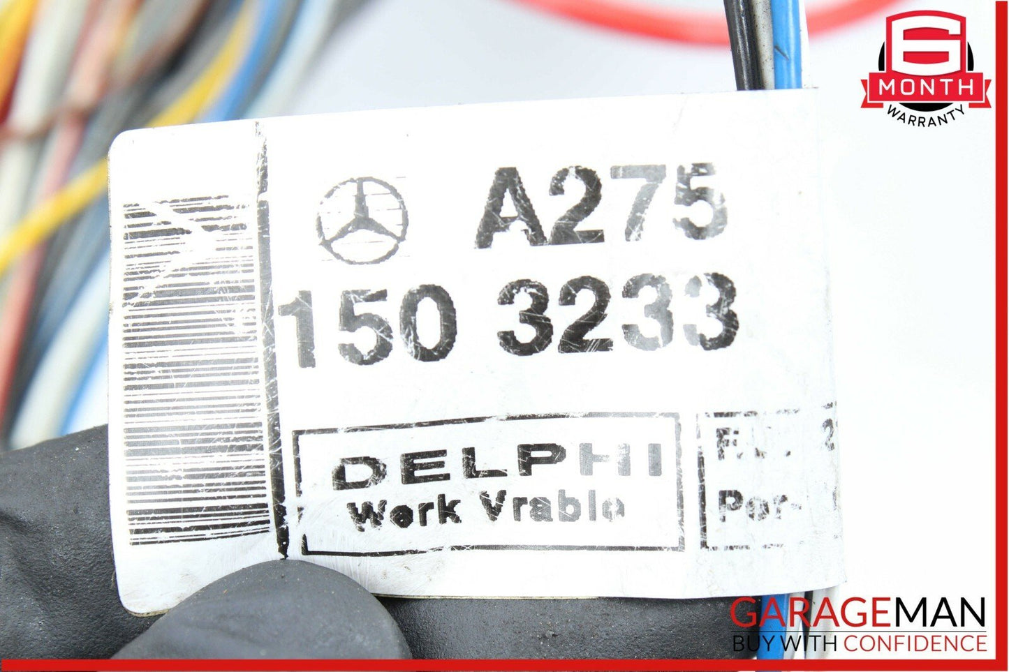 07-13 Mercedes W216 CL600 S600 M275 Engine Wire Wiring Harness 2751503233 OEM
