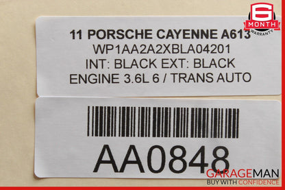 11-17 Porsche Cayenne 958 Front Right Passenger Side Seat Headrest Head Rest OEM