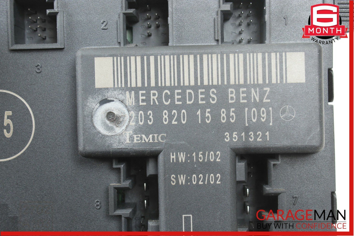 01-07 Mercedes W203 C230 C240 Front Left Driver Side Door Control Module OEM