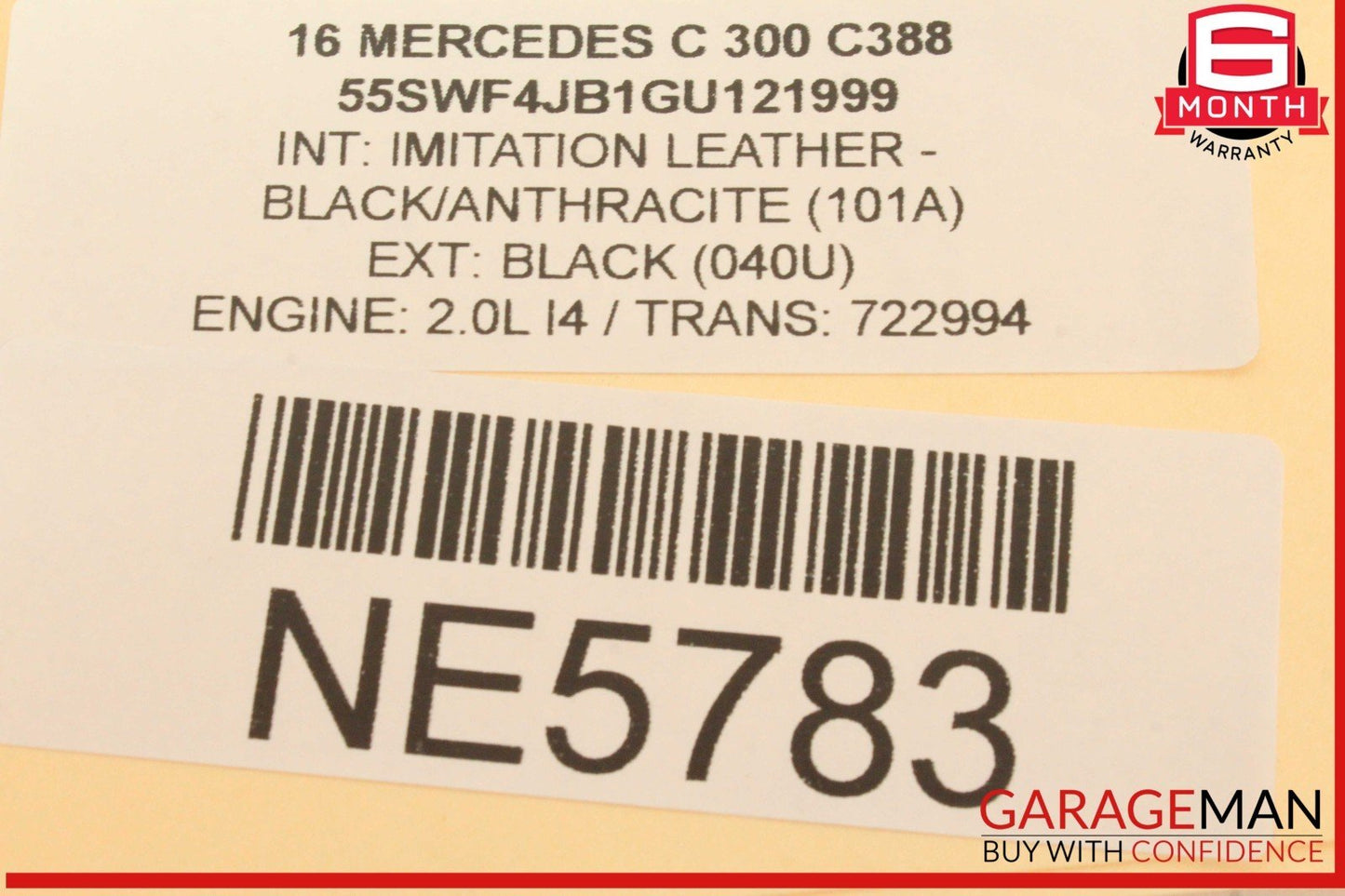 15-20 Mercedes W205 C300 Front Center Dashboard Air AC A/C Vent Grille OEM