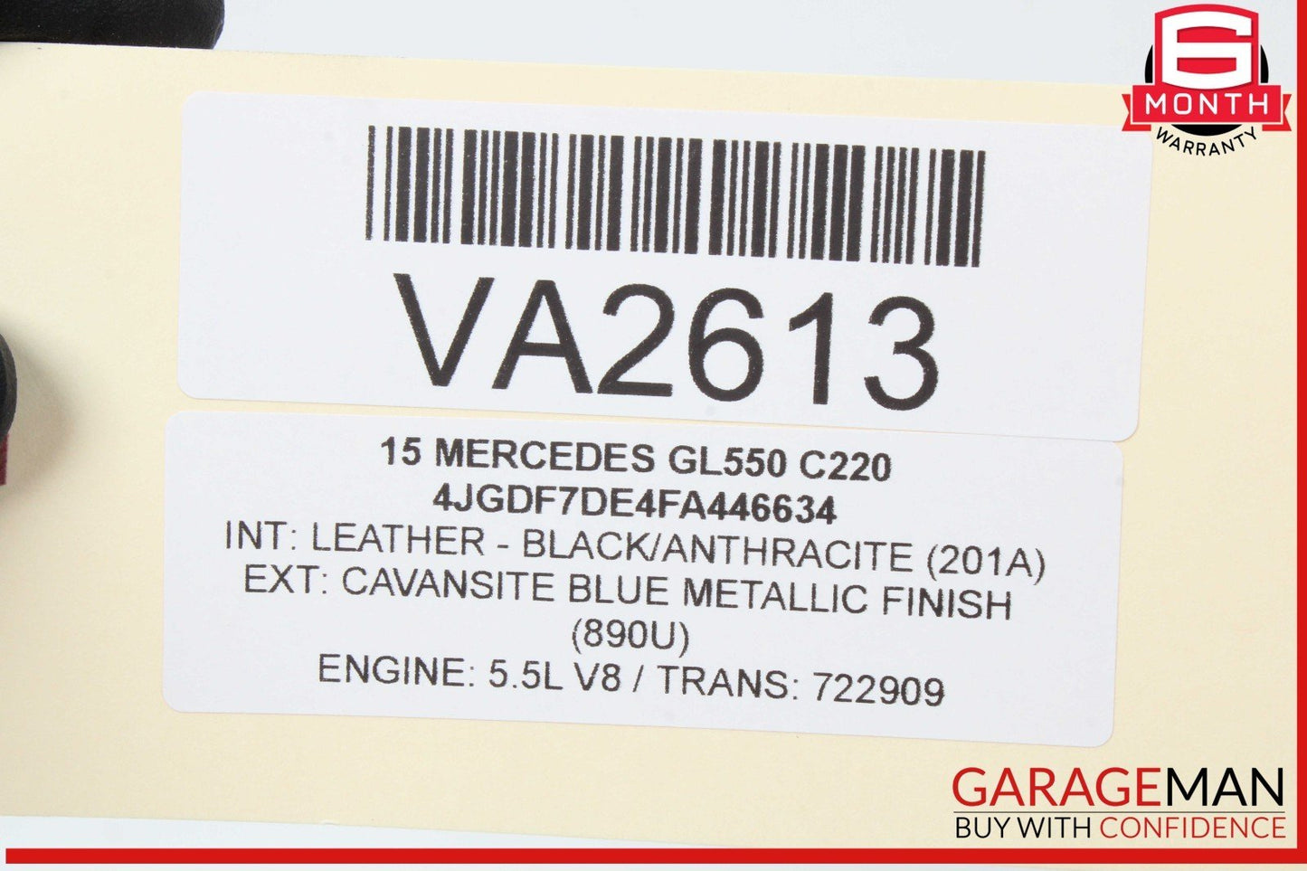 12-19 Mercedes X166 GL550 ML400 GLE350 Rear Left Side Door Control Module Unit