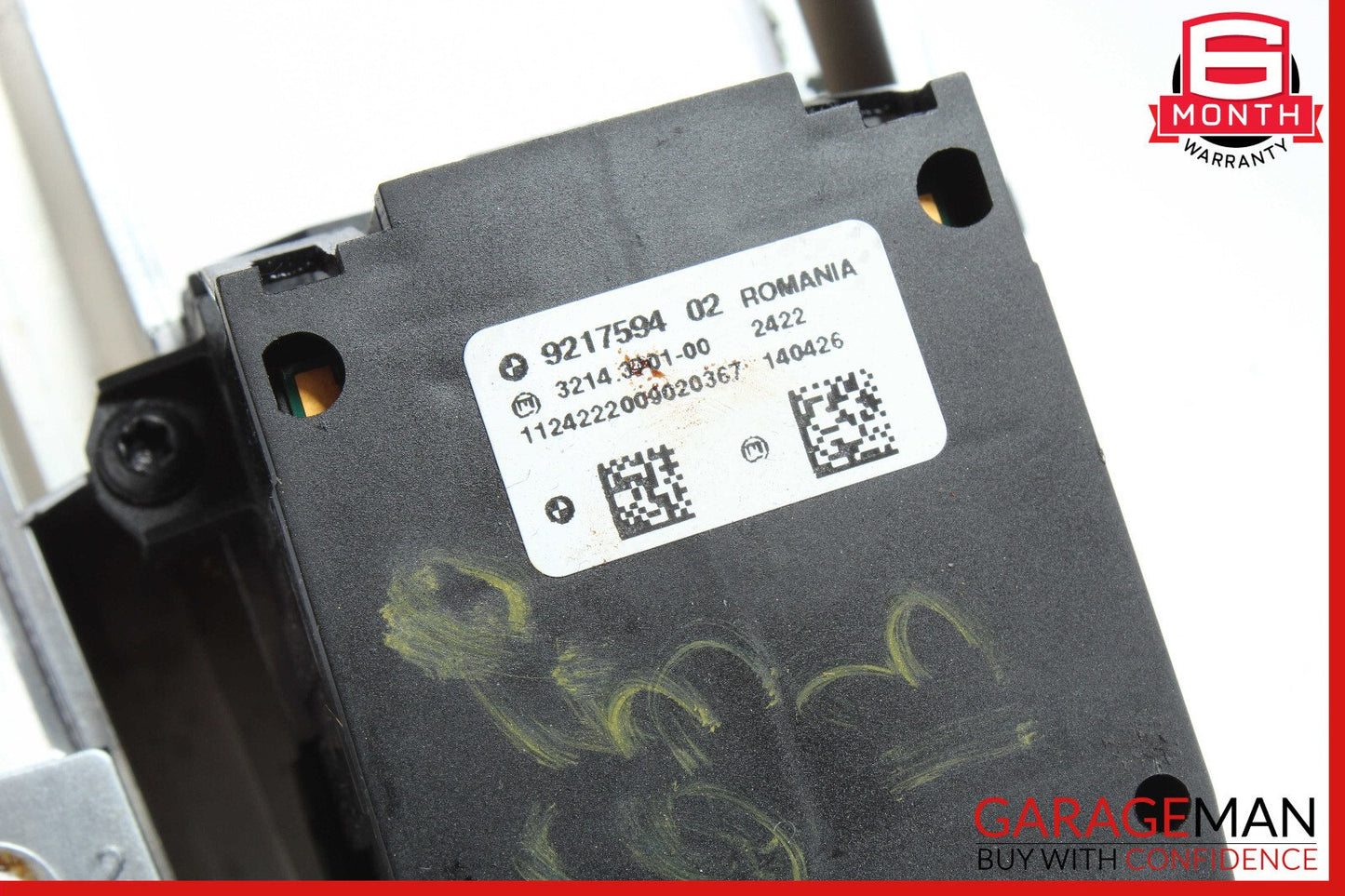 13-19 BMW 650i F06 Electronic Parking Button Switch w/Trim OEM