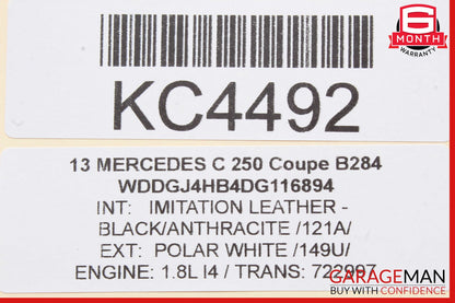 08-18 Mercedes W204 C250 E400 Front Left Side Door Control Module 2129003914 OEM