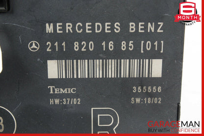 03-09 Mercedes W211 E320 E350 E550 Front Right Side Door Controller Module Unit