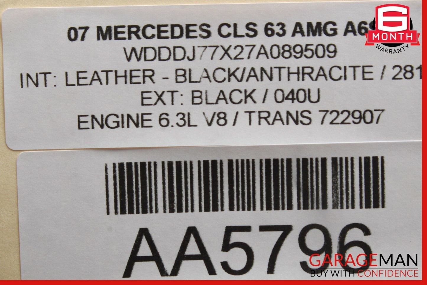 06-09 Mercedes W219 CLS500 E350 Dynamic Seat Air Vacuum Pump Box Module OEM
