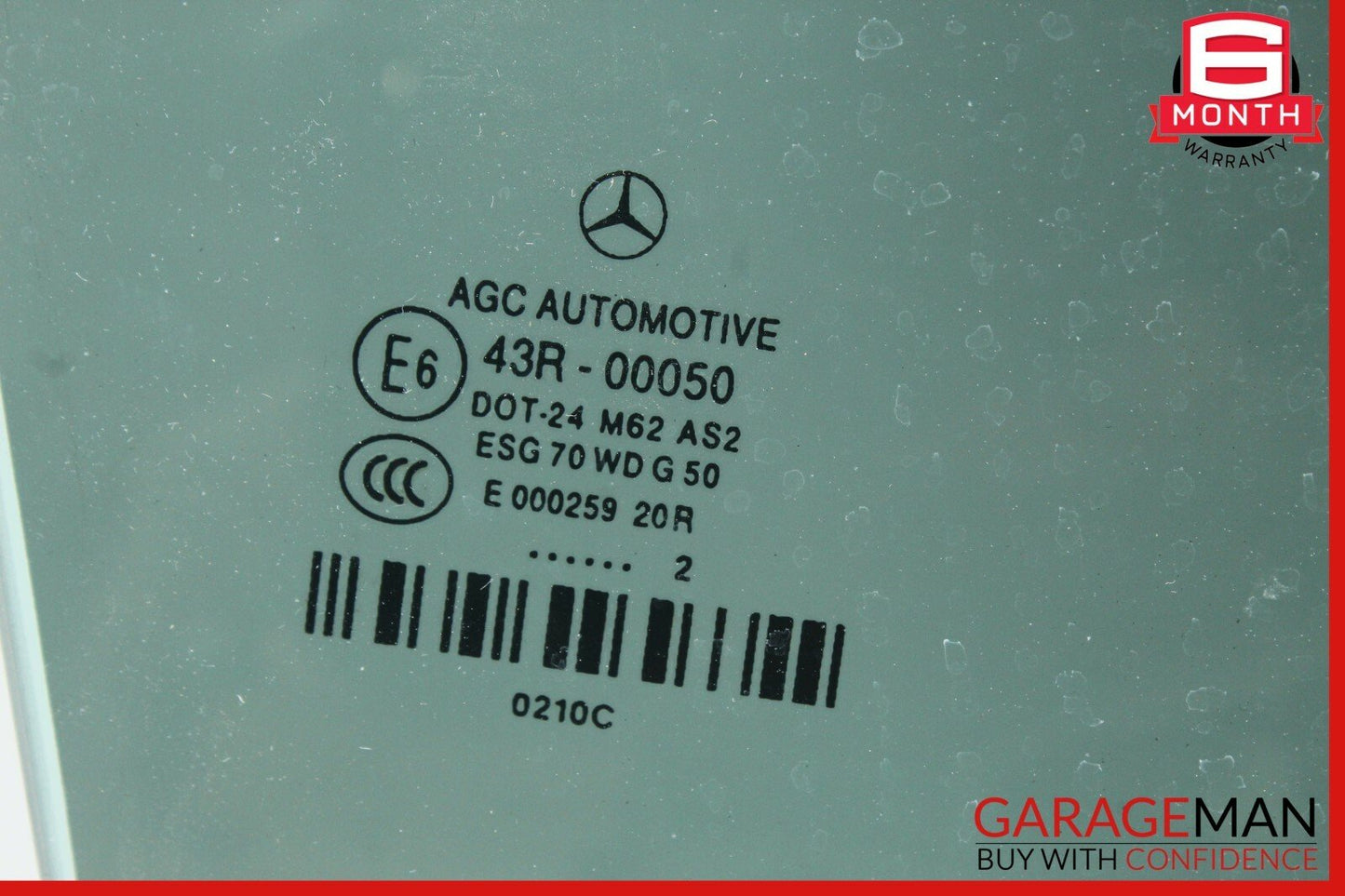 10-13 Mercedes W207 E350 E550 Coupe Front Right Passenger Side Window Glass OEM