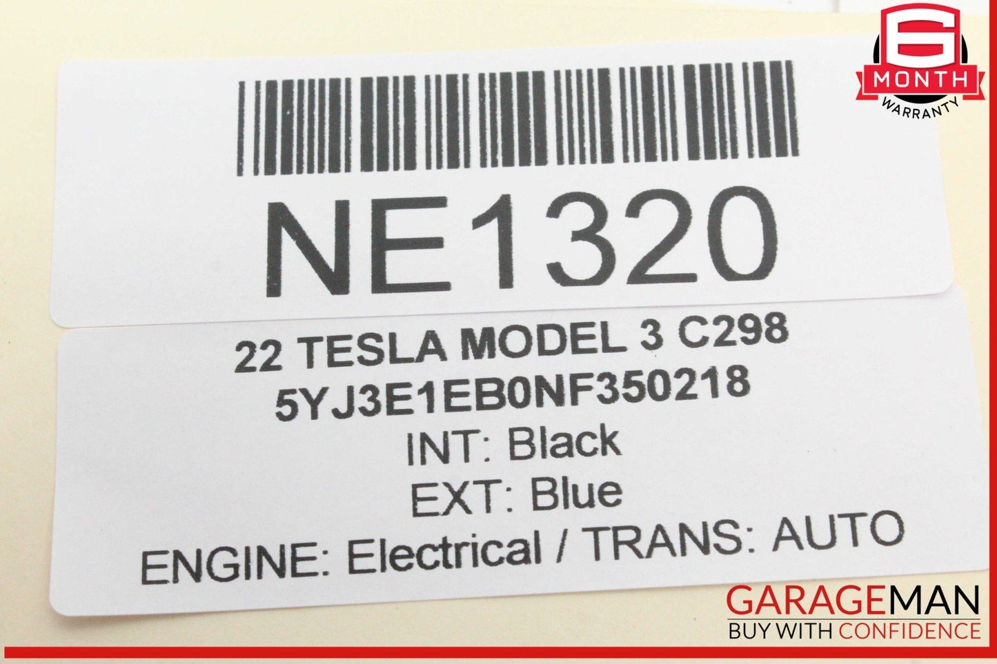 17-23 Tesla Model 3 Accelerator Gas Pedal H2223-204940 OEM